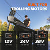 litime lithium trolling motor batteries: 12V/24V/36V options for 30-70lb to 100-120lb motors