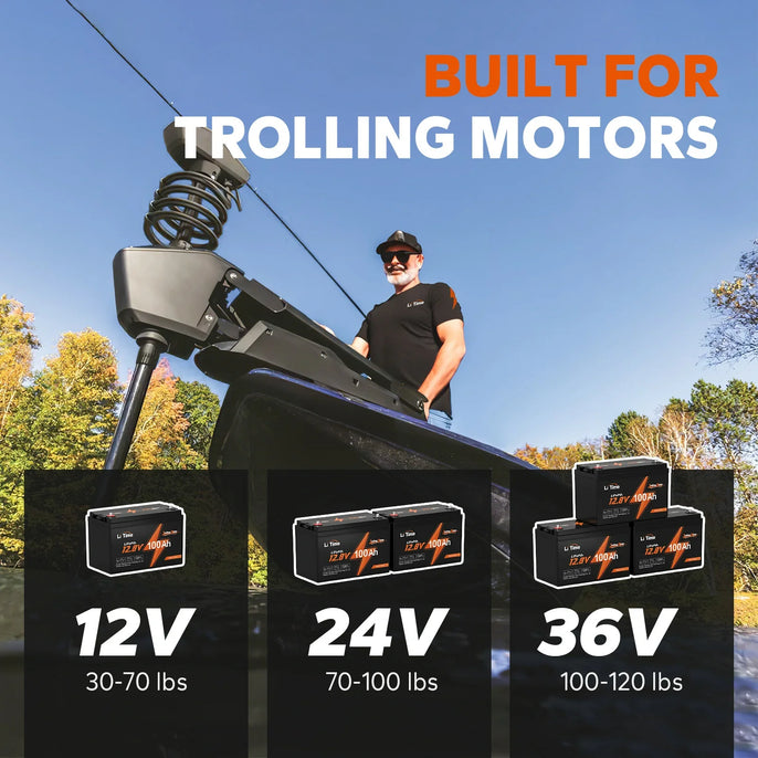 litime12v 100ah TM lithium battery connection