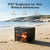 IP67 waterproof dustproof 12V 100Ah dual purpose marine lithium battery on beach