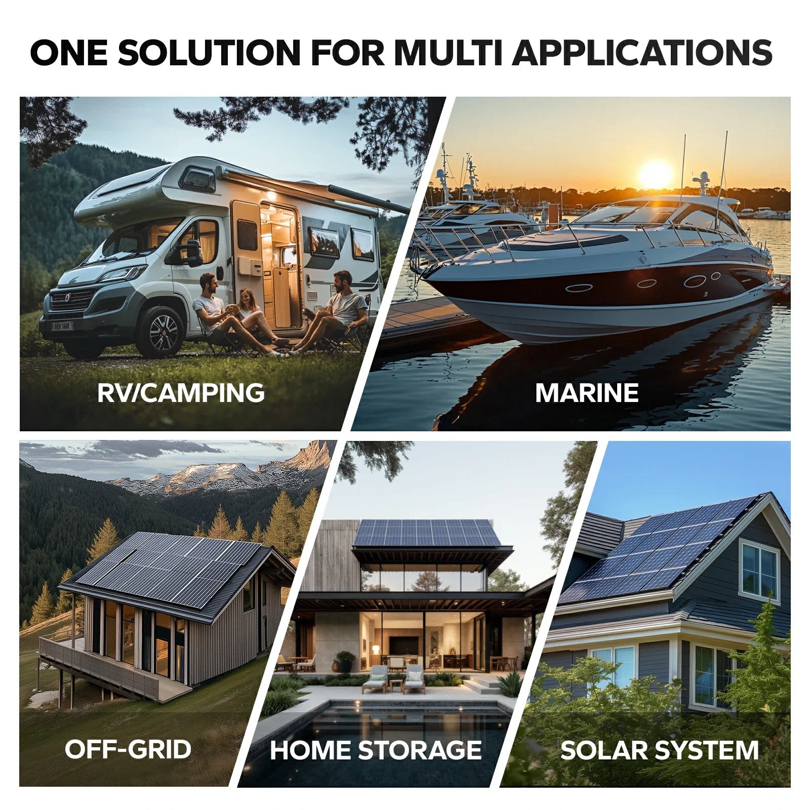 LiTime 12V 165Ah Bluetooth Lithium Deep Cycle Battery for RV camping