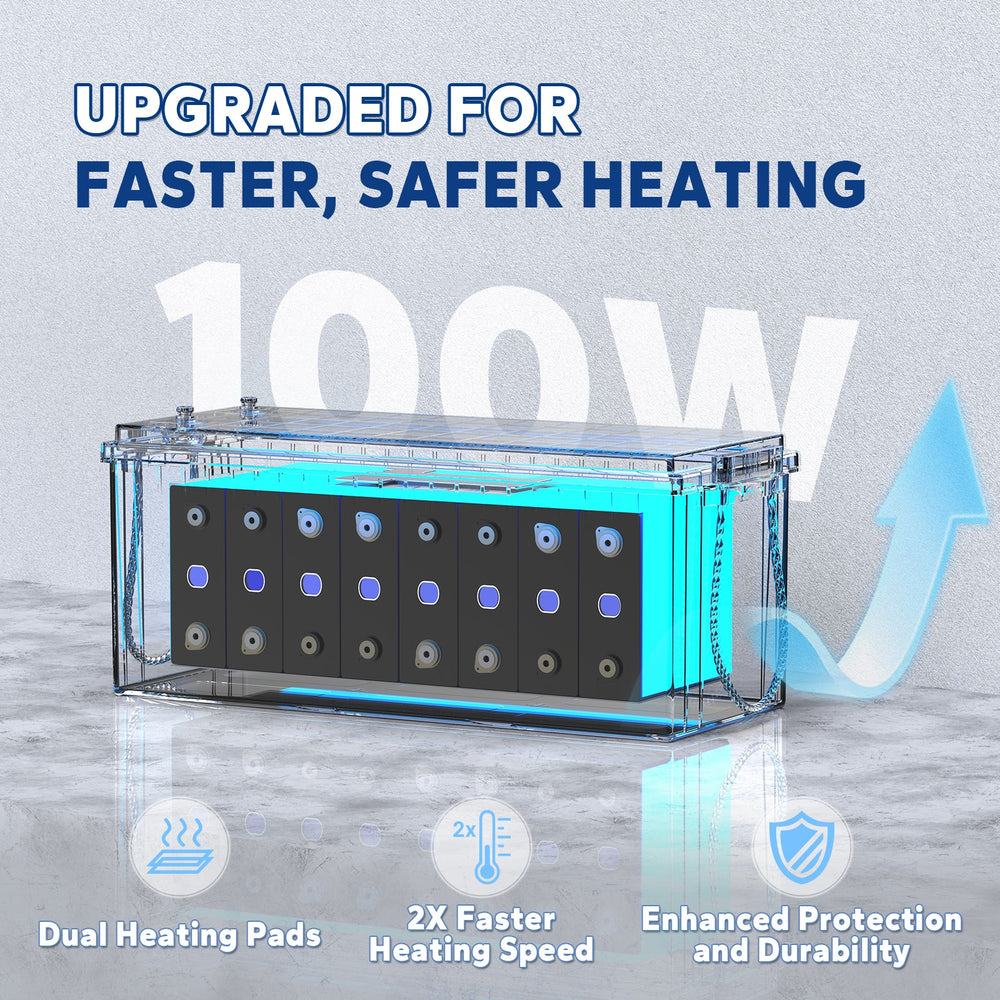 LiTime 12V 200Ah Self-Heating LiFePO4 Lithium Battery superior bms