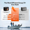 LiTime 12V 200Ah Xtra Mini Group 31 Lithium Battery for Marine and Trolling Motor