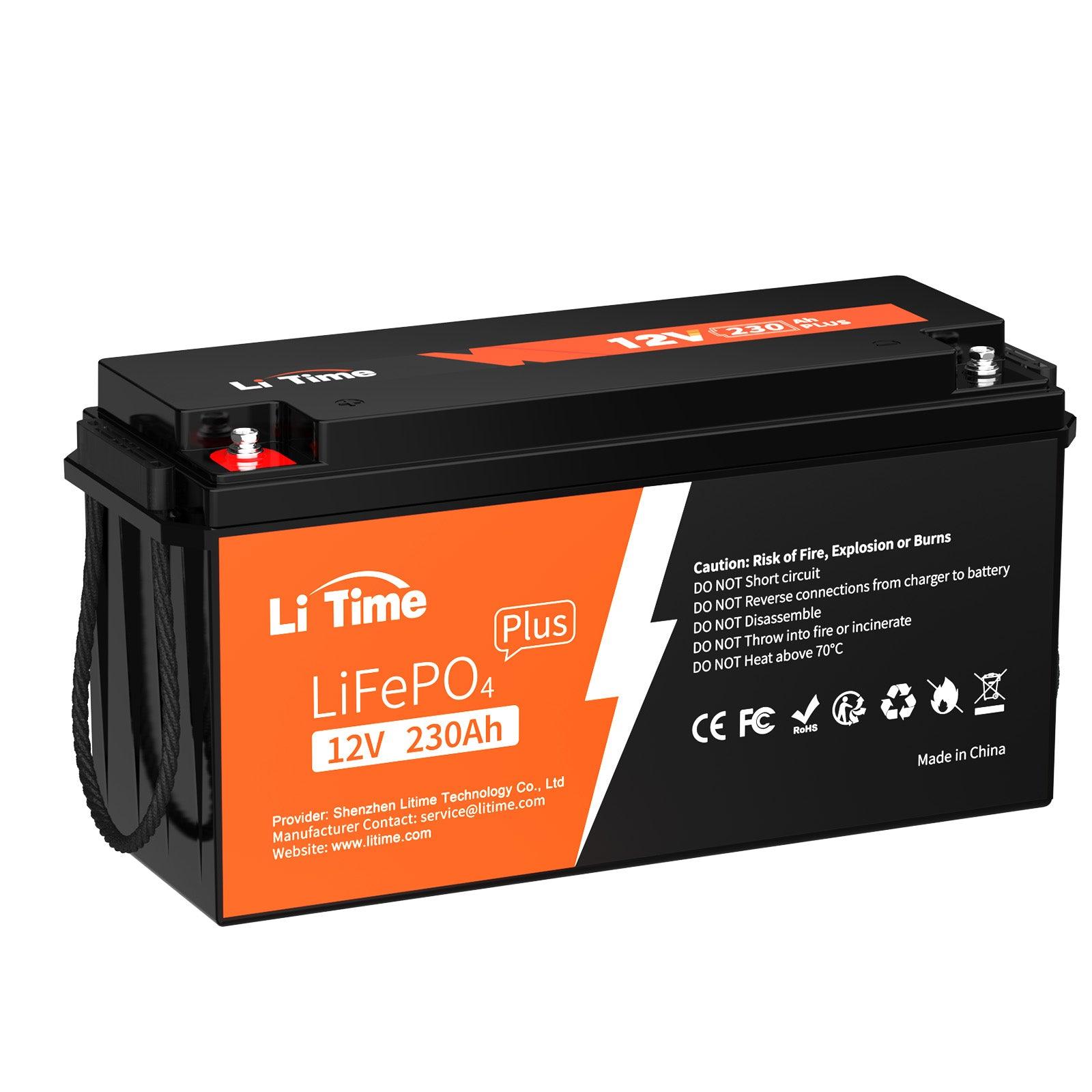 litime12v 230ah plus low temp protection lithium battery