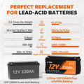 LiTime 12V 230Ah Plus Deep Cycle LiFePO4 Battery With Low-Temp Protection
