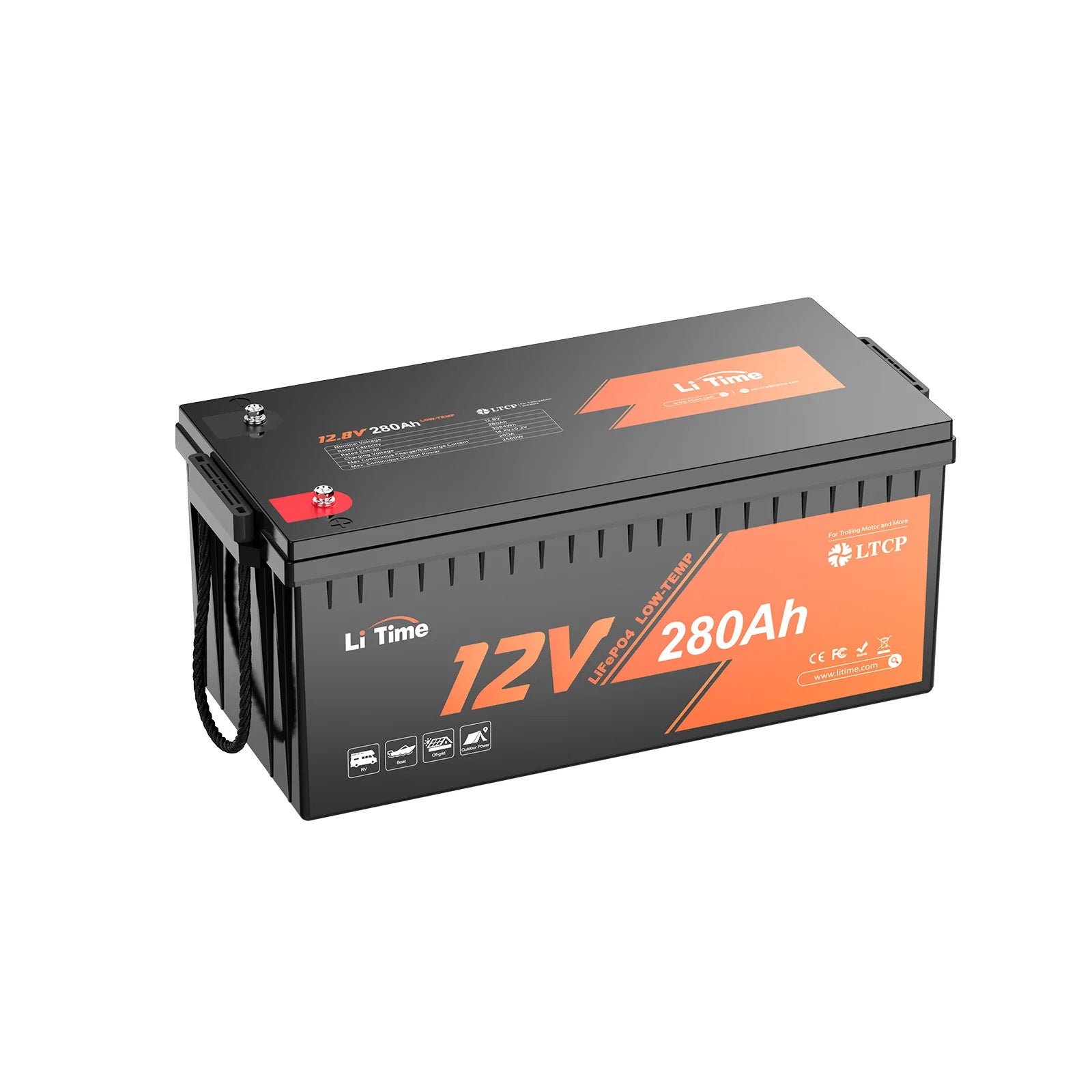 LiTime 12V 280Ah Plus Low-Temp Protection LiFePO4 Battery