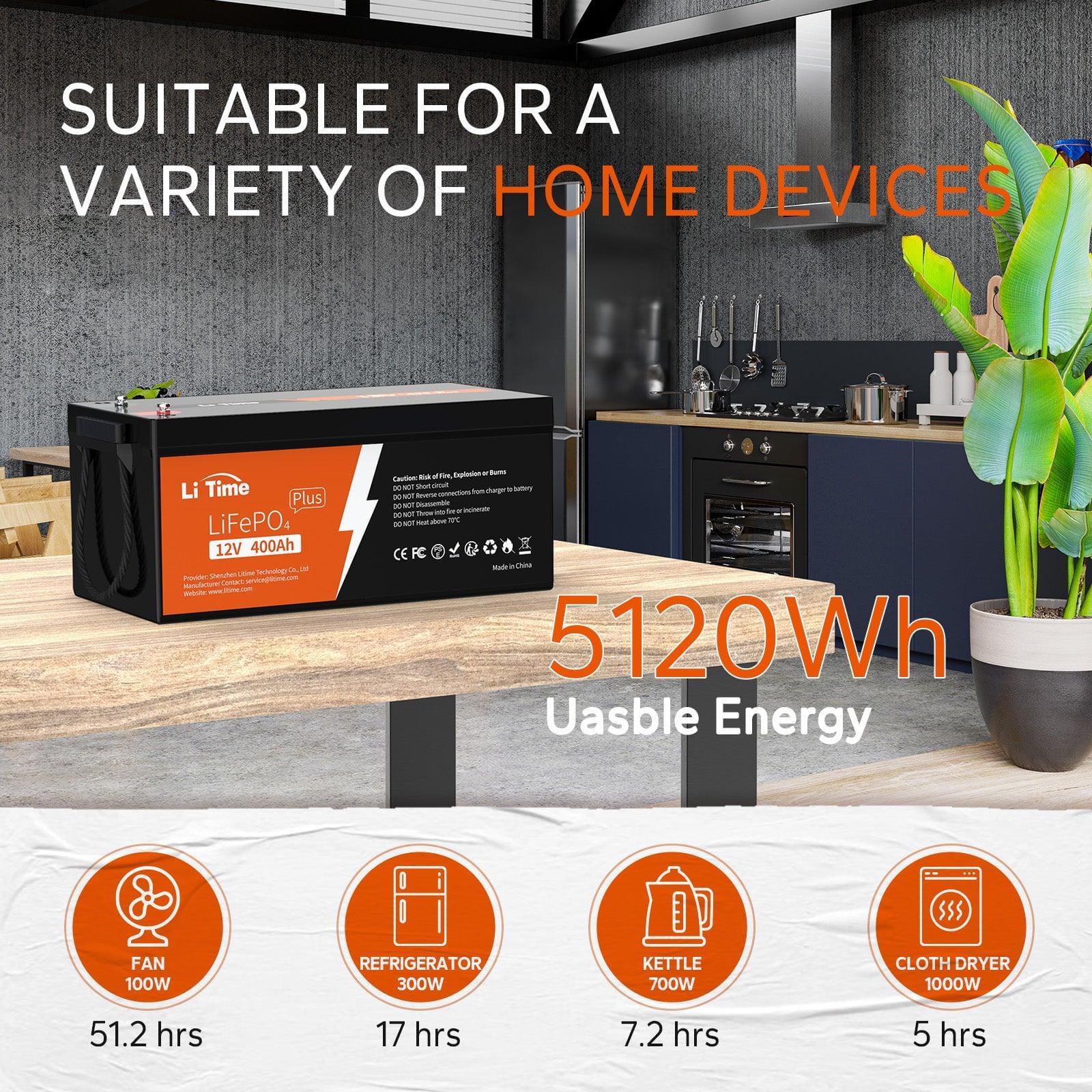 litime 12v 400ah lithium battery endless power