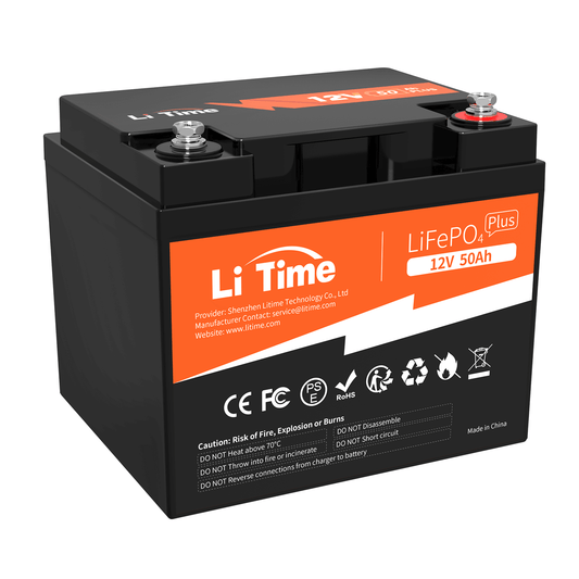 litime12v 50ah lithium battery 1600