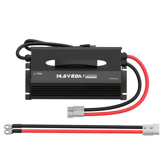 LiTime 12V 80A Mountable Lithium Battery Charger 1000