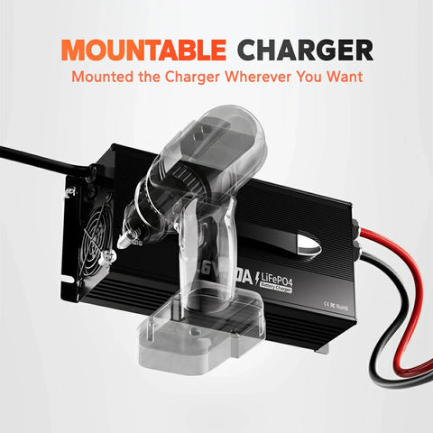 LiTime 12V 80A Mountable Lithium Battery Charger