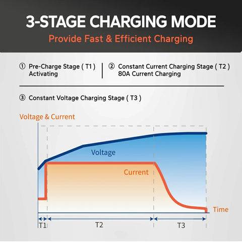 LiTime 12V 80A Mountable Lithium Battery Charger