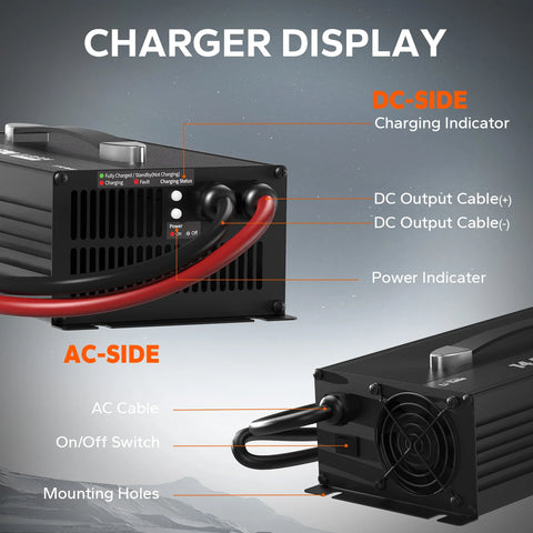 LiTime 12V 60A Lithium Deep Cycle Smart Battery Charger