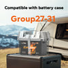 LiTime 12V 100Ah Group 27 Bluetooth Lithium Deep Cycle Battery