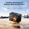 LiTime 12V 100Ah Group 27 Bluetooth Lithium Deep Cycle Battery