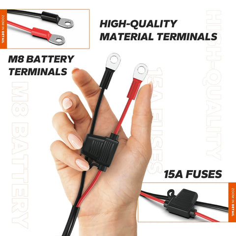 LiTime 4 Bank 12V 10A Battery Charger for Marine, RV