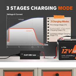 litime 12v 20a  lithium battery charger