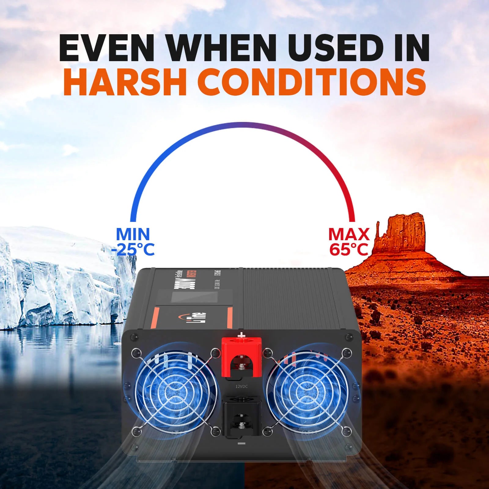 LiTime 3000 Watt 12V Pure Sine Wave Inverter – LiTime-CA