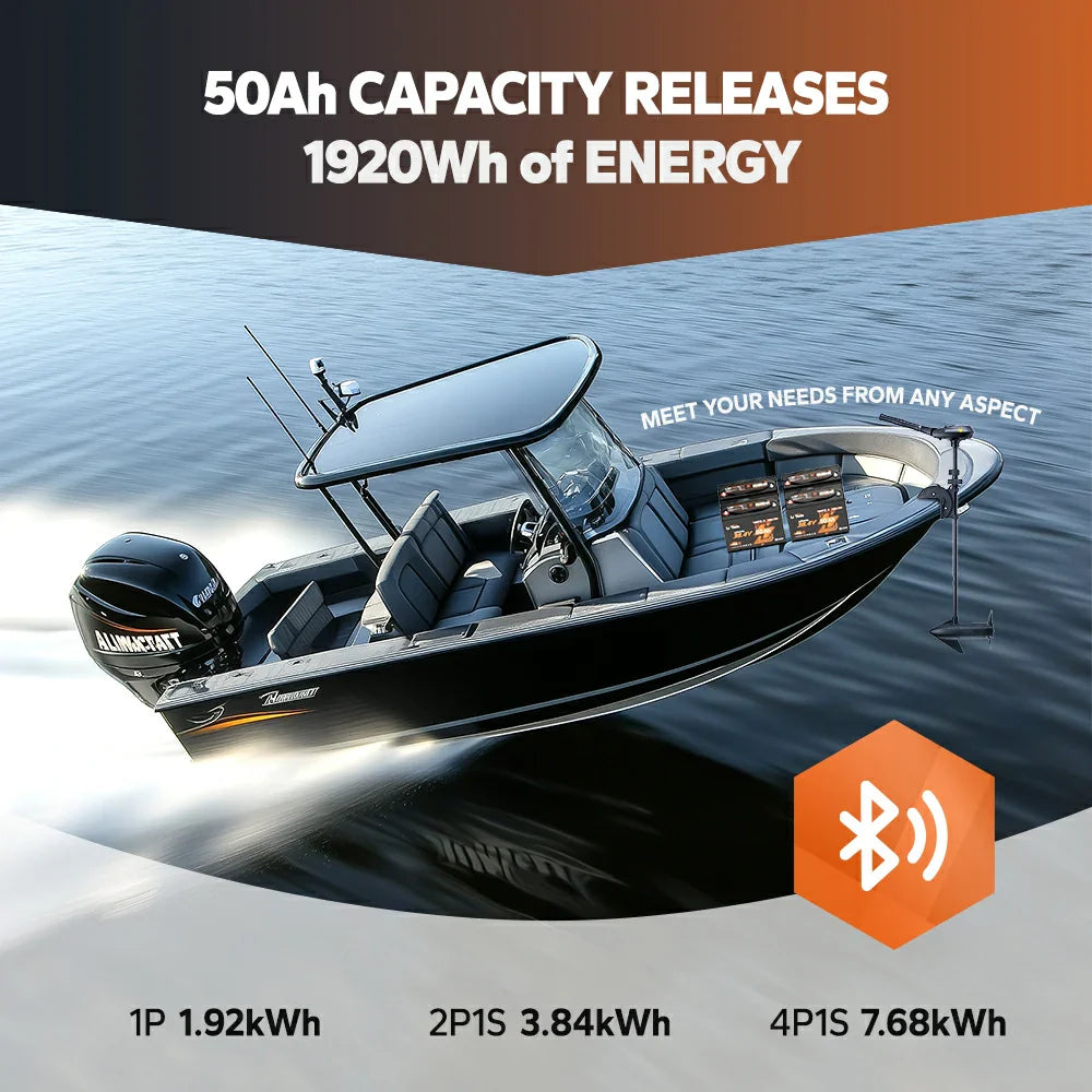 ✅Used✅LiTime36V 50Ah Marine Trolling Motor Lithium Bluetooth Battery