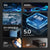 features of LiTime 48V (51.2V) 100Ah Golf Cart Bluetooth Lithium Battery: bluetooth 5.0, 20+ protections and more