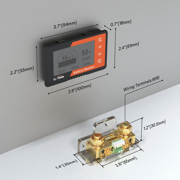 LiTime 500A Battery Monitor With Shunt