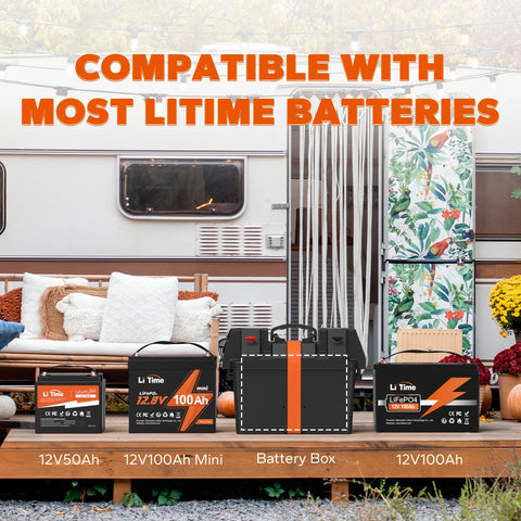 ✅Like new✅LiTime Lithium Battery Charger/ Accessories