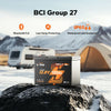 LiTime 12V 100Ah Group 27 Bluetooth Lithium Deep Cycle Battery