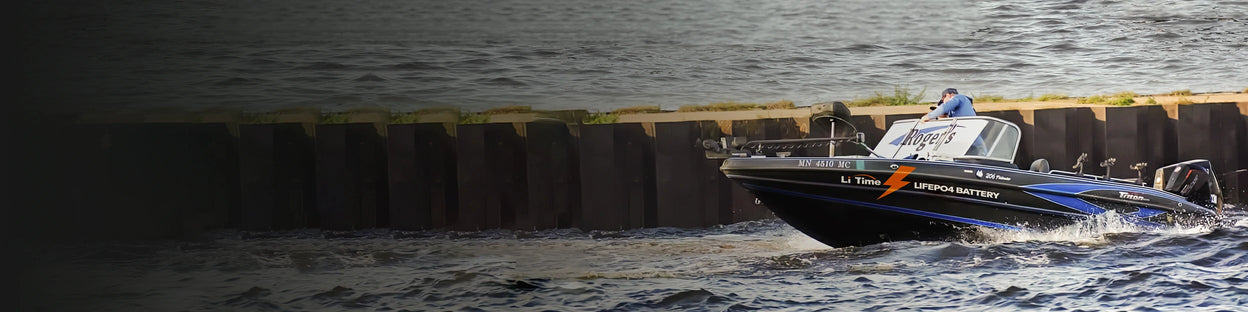 power Bass Boat, Bay Boat, Center Console with litime best trolling motor batteries