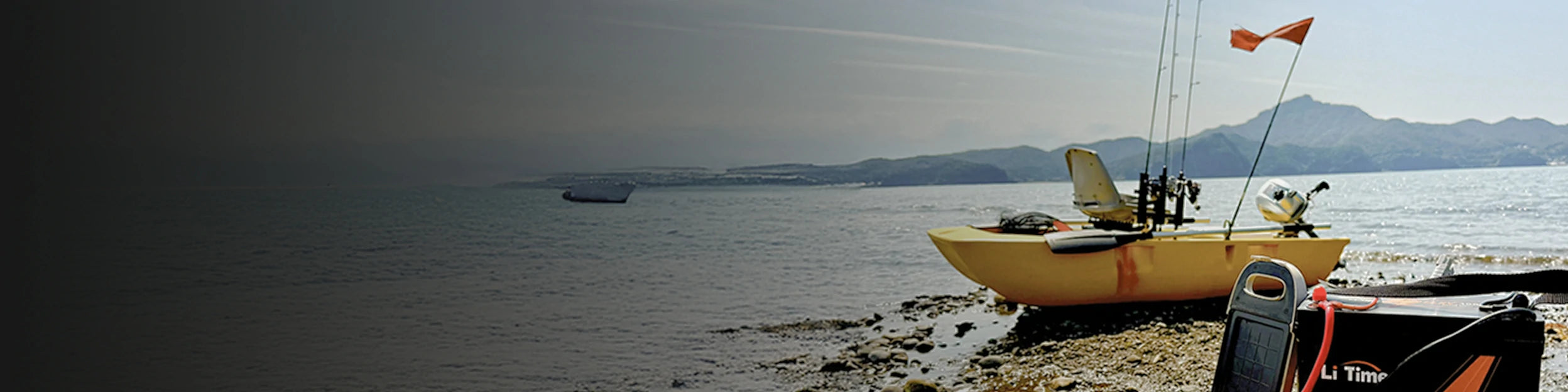 power Shallow-Water Boats (Jon Boat, Skiff) with litime lithium battery for trolling motor