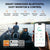 LiTime 16V 100Ah Fish Finder Lithium Battery with Bluetooth, Self-heating