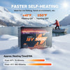 LiTime 16V 100Ah Fish Finder Lithium Battery with Bluetooth, Self-heating