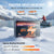 LiTime 16V 100Ah Fish Finder Lithium Battery with Bluetooth, Self-heating