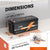 litime12v 200ah lithium battery size