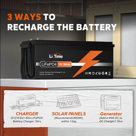 litime12v 200ah lithium battery