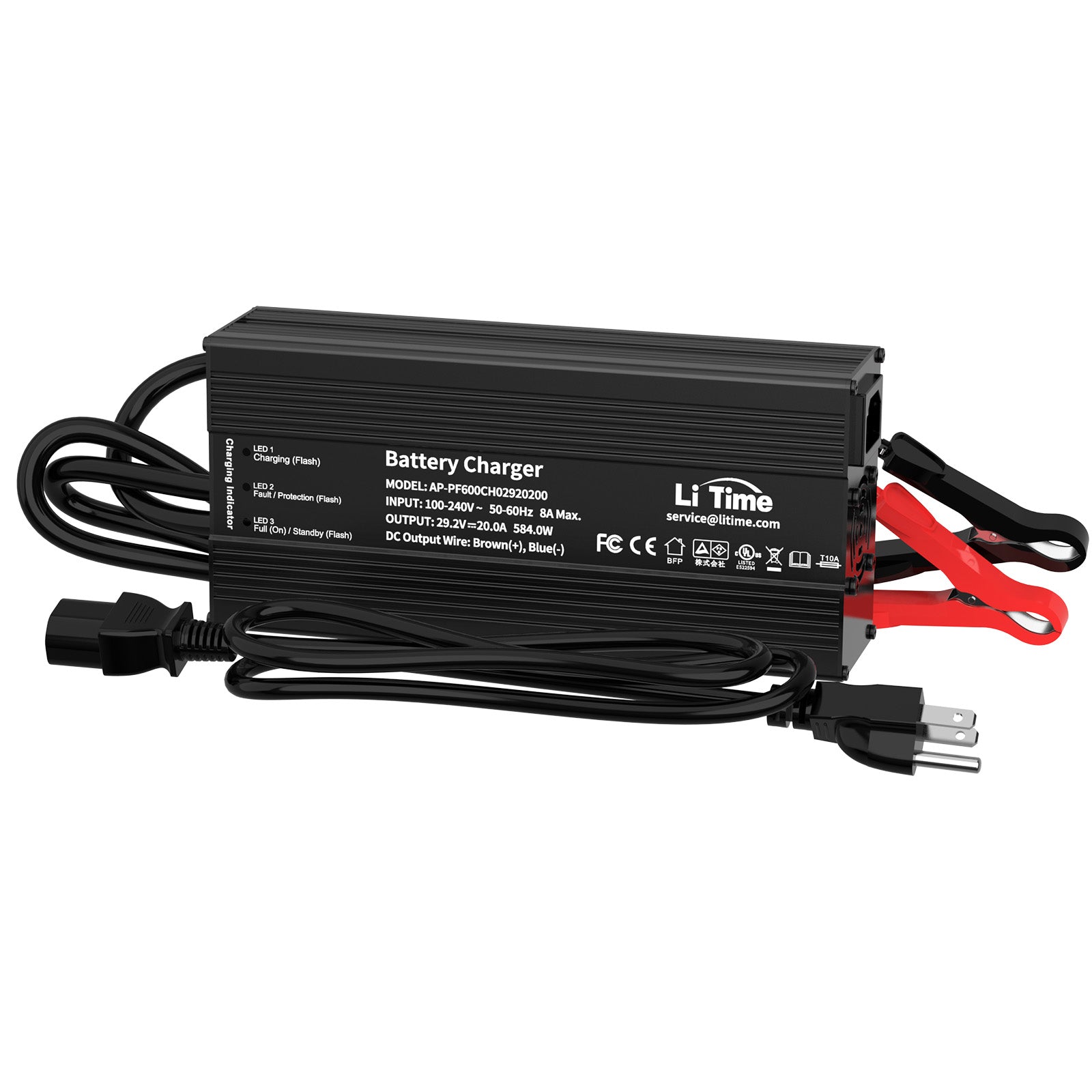 litime 24v 20a  lithium battery charger
